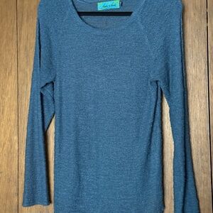 Blue Long Sleeve Women's Top